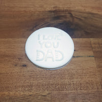 I love you Dad Raised 3D Embosser. - just-little-luxuries