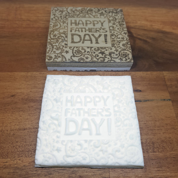 Happy Father's Day Raised 3D Embosser. - just-little-luxuries