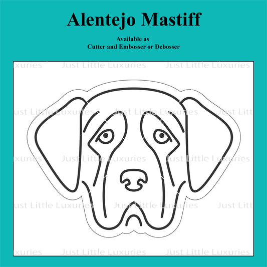 Alentejo Mastiff Cookie Cutter and Embosser