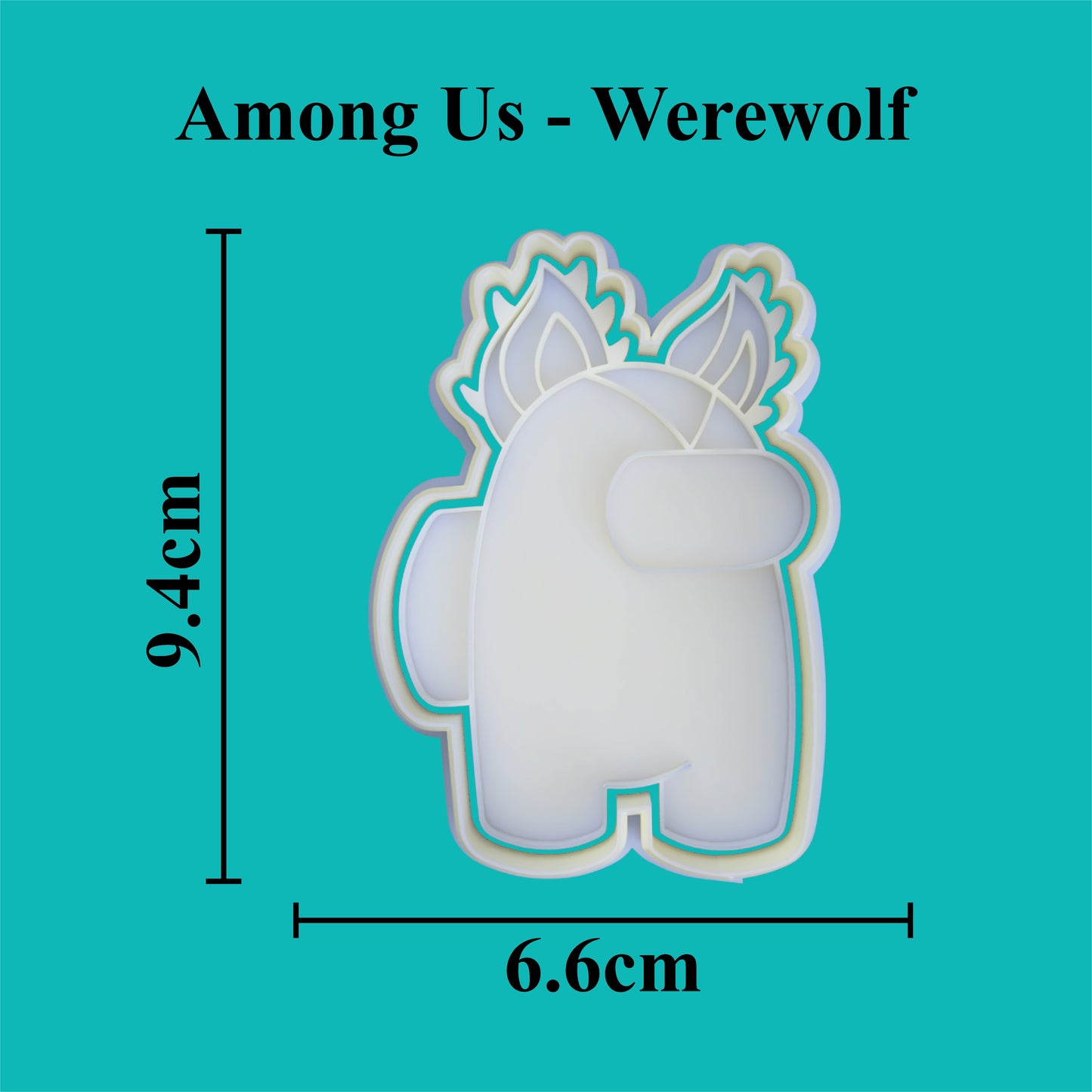 Werewolf Crewmate Cookie Cutter