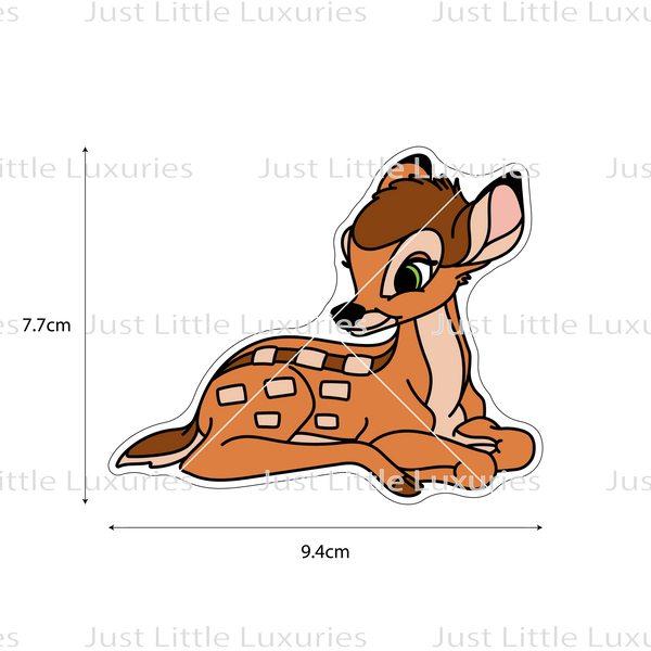 Deer Resting Cookie Cutter
