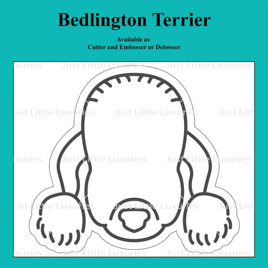 Bedlington Terrier Cookie Cutter and Embosser