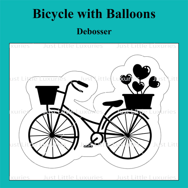 Bicycle with Balloons Cutter and Debosser