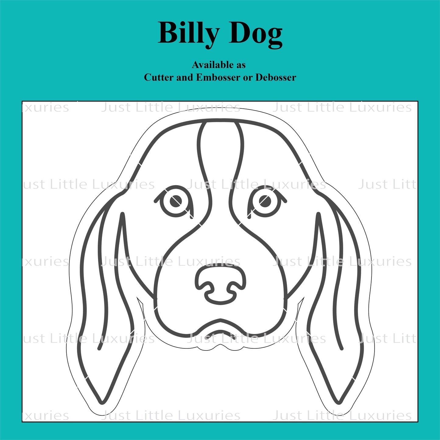 Billy Dog Cookie Cutter and Embosser