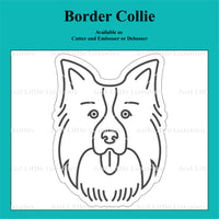 Border Collie Cookie Cutter and Embosser