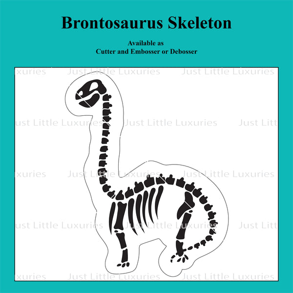 Brontosaurus Skeleton Cookie Cutter