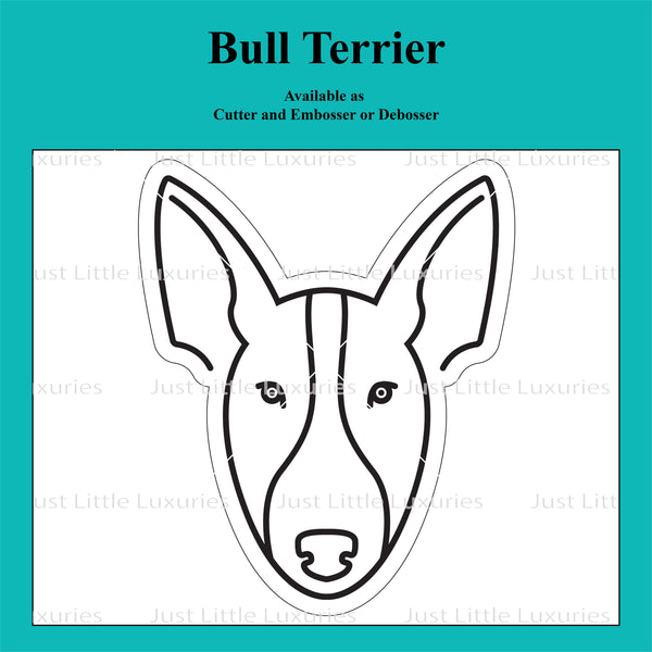 Bull Terrier Cookie Cutter and Embosser
