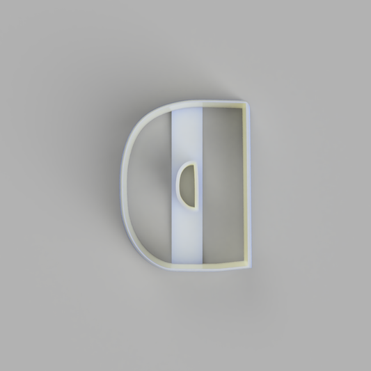 Capital D - Alphabet Cookie Cutters - just-little-luxuries