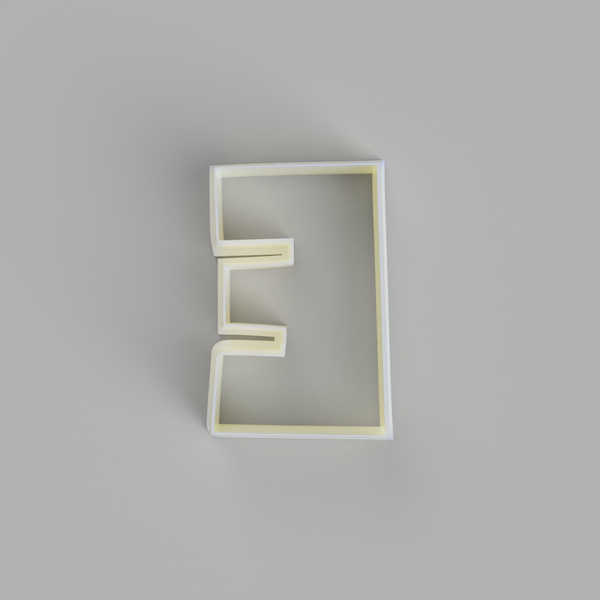 Capital E - Alphabet Cookie Cutters - just-little-luxuries