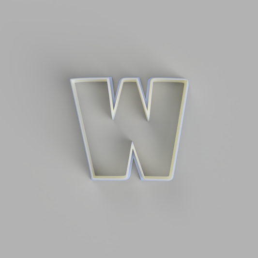Capital W - Alphabet Cookie Cutters - just-little-luxuries