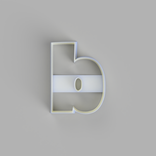 Lower Case b and/or q - Alphabet Cookie Cutters - just-little-luxuries