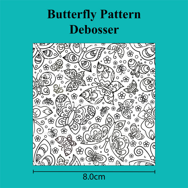 Butterfly Pattern - Debosser
