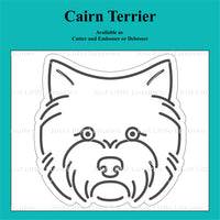 Cairn Terrier Cookie Cutter and Embosser