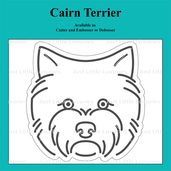 Cairn Terrier Cookie Cutter and Embosser