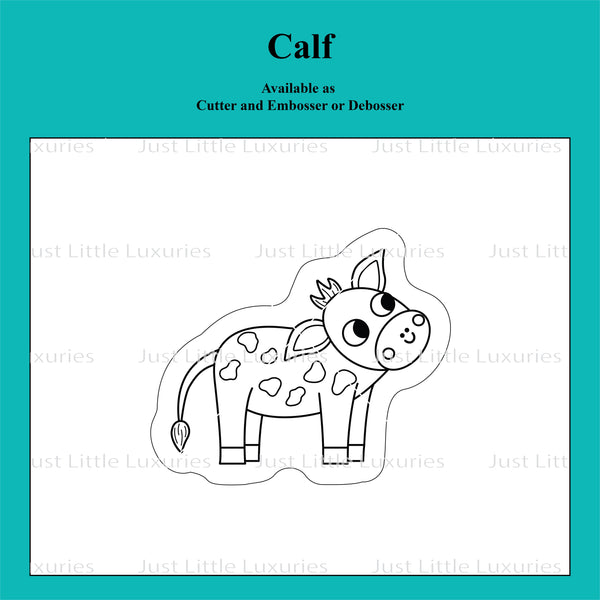 On the Farm - Calf Cookie Cutter