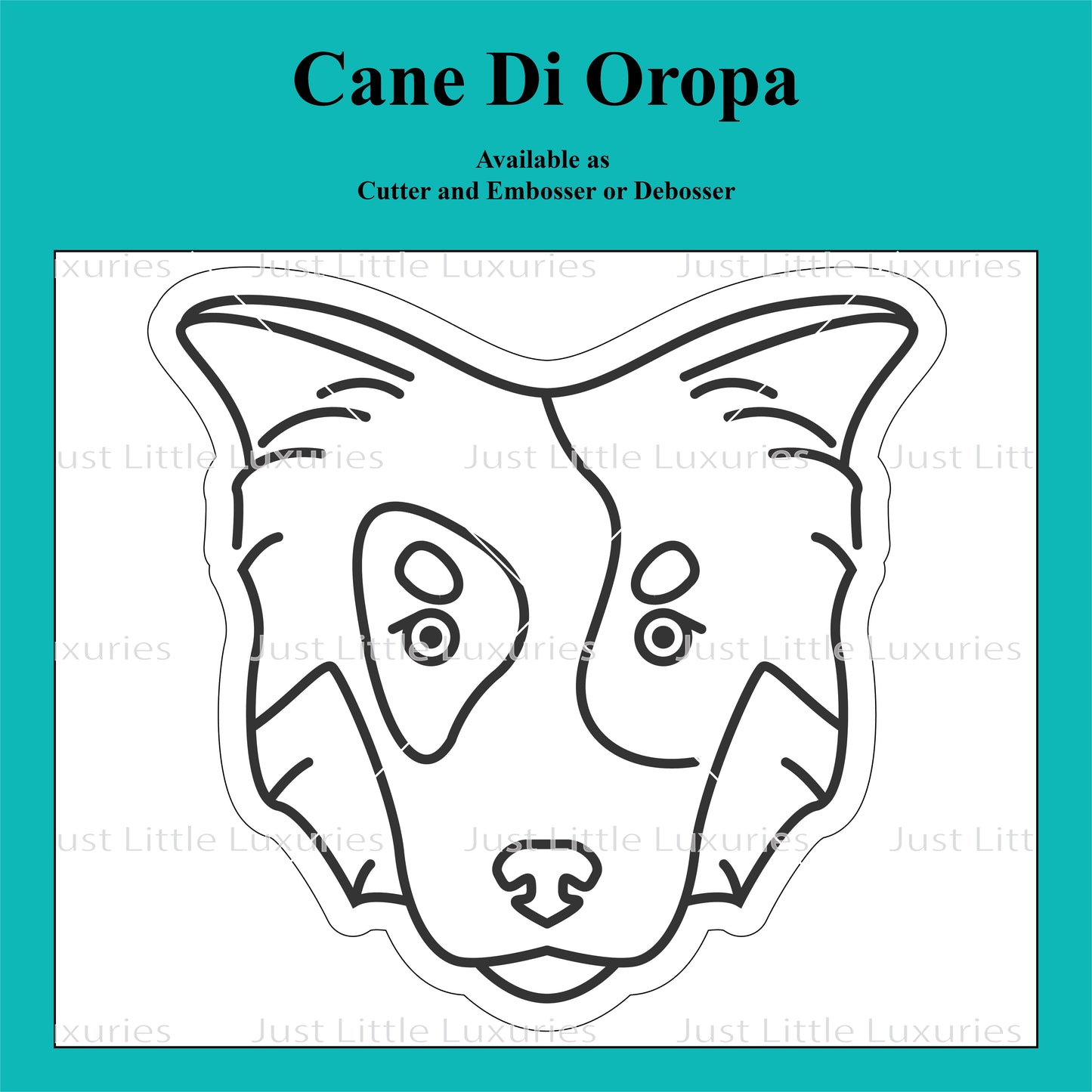 Cane Di Oropa Cookie Cutter and Embosser