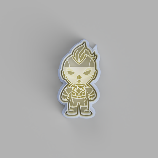 Female Captain Super Hero Cookie Cutter - just-little-luxuries