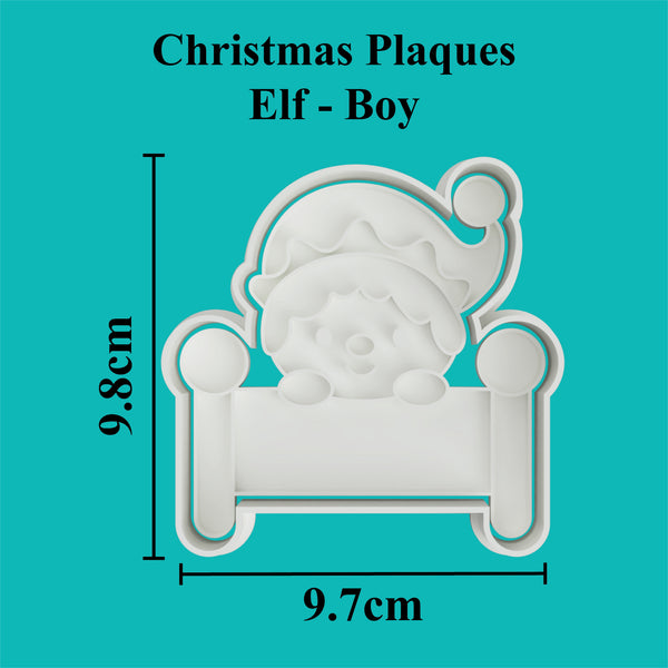 Christmas Plaques - Boy Elf