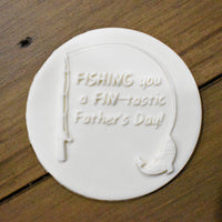 Fishing you a FIN-tastic Father's Day! Debosser