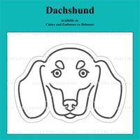 Dachshund Cookie Cutter and Embosser