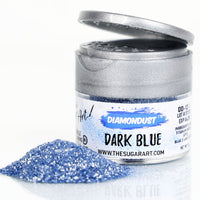 Dark Blue (DD-12) - DiamonDust by The Sugar Art - just-little-luxuries
