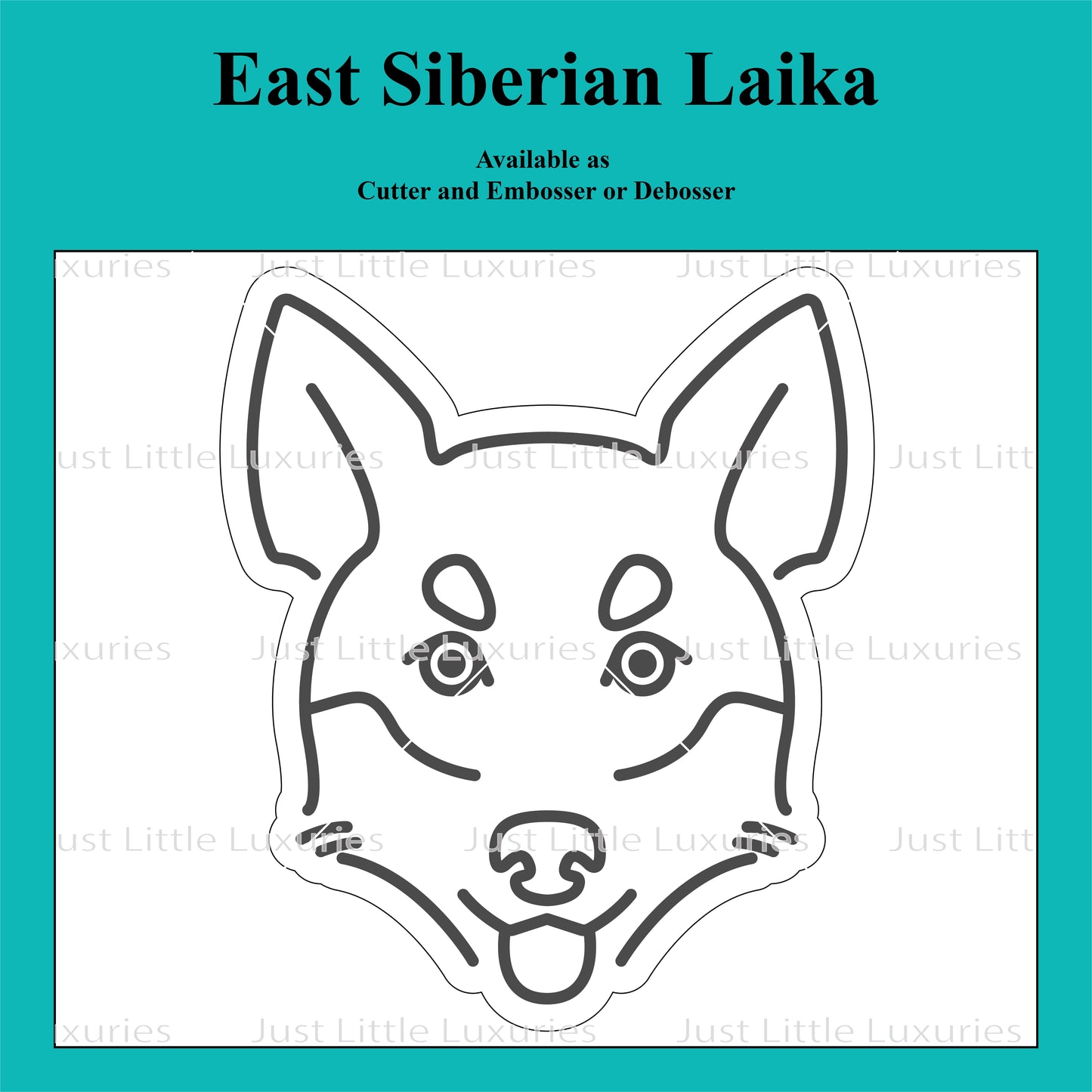 East Siberian Laika Cookie Cutter and Embosser