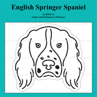 English Springer Spaniel Cookie Cutter and Embosser