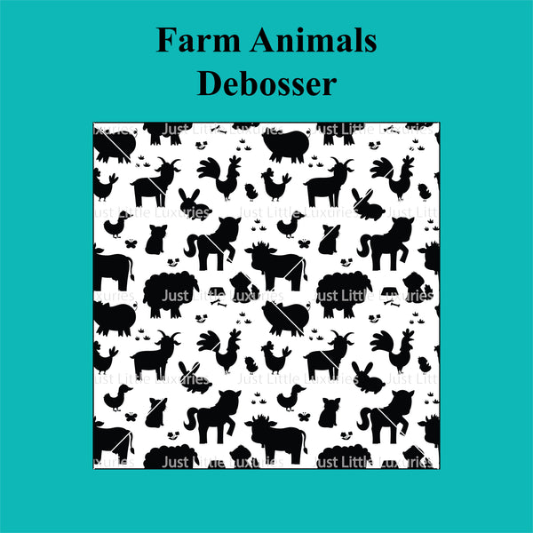 Farm Animal Pattern - Debosser
