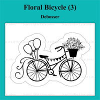 Floral Bicycle (3) Cutter and Debosser