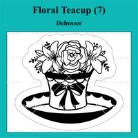 Floral Teacup (7) Cutter and Debosser