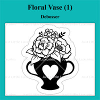 Floral Vase (1) Cutter and Debosser