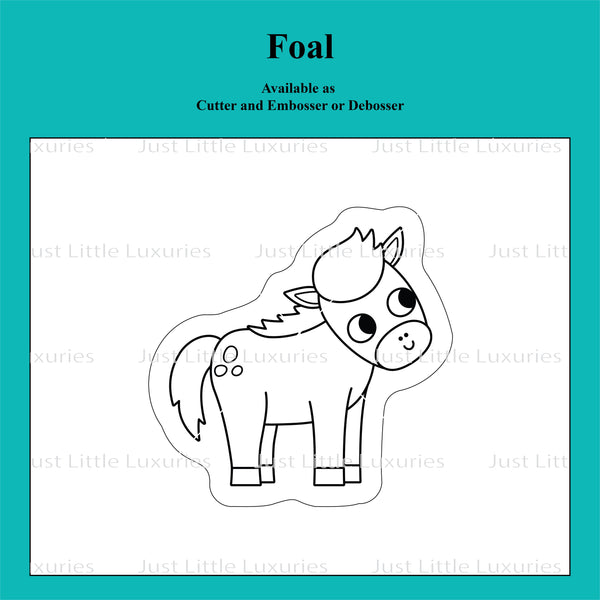 On the Farm - Foal Cookie Cutter