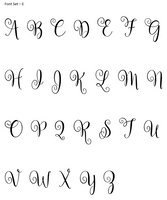 Monogram Raised 3D Cookie Embosser. Font Type E - just-little-luxuries