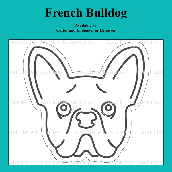 French Bulldog Cookie Cutter and Embosser