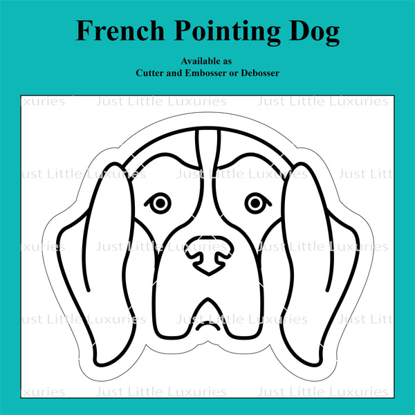French Pointing Dog Cookie Cutter