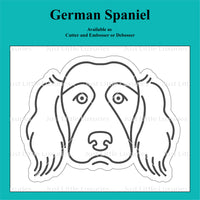 German Spaniel Cookie Cutter and Embosser