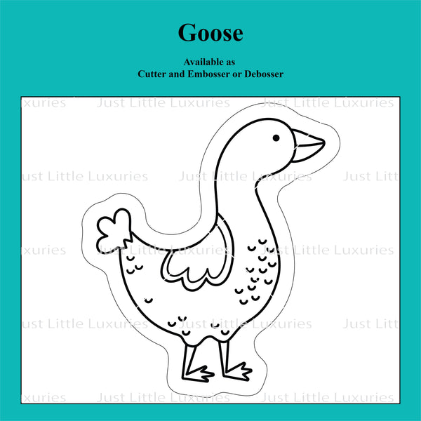 On the Farm -  Goose Cookie Cutter