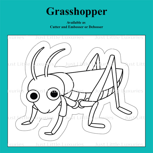Grasshopper Cookie cutter and embosser/debosser