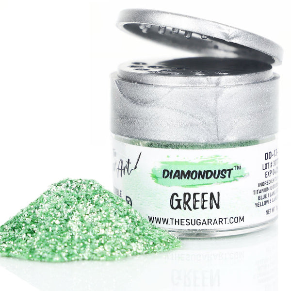 Green (DD-13) - DiamonDust by The Sugar Art - just-little-luxuries