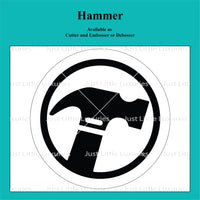 Hammer Cookie Cutter and embosser/debosser