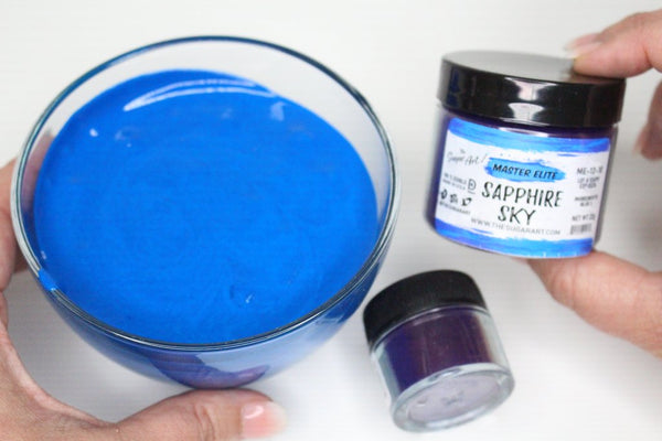 Sapphire Sky (ME-12-1) - Master Elite Colors by The Sugar Art - just-little-luxuries