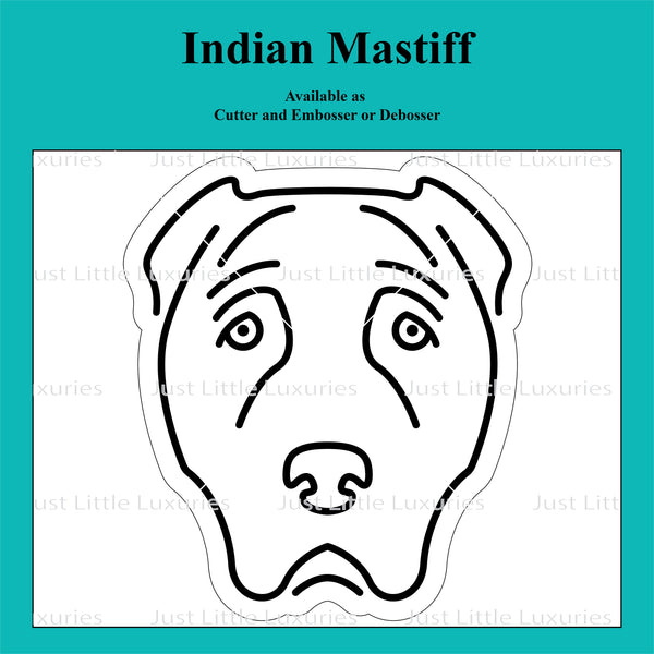 Indian Mastiff Cookie Cutter