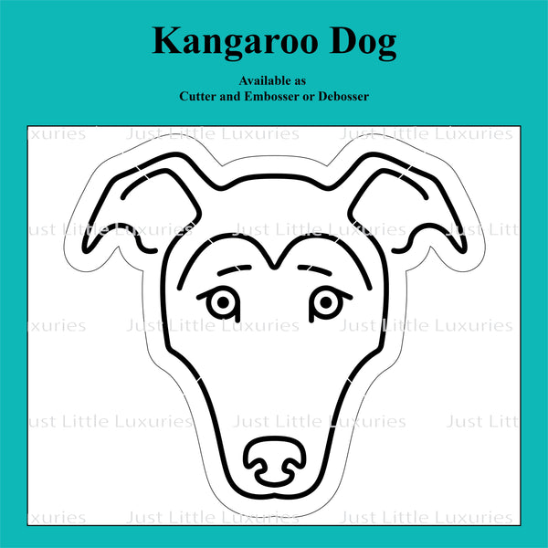 Kangaroo Dog Cookie Cutter