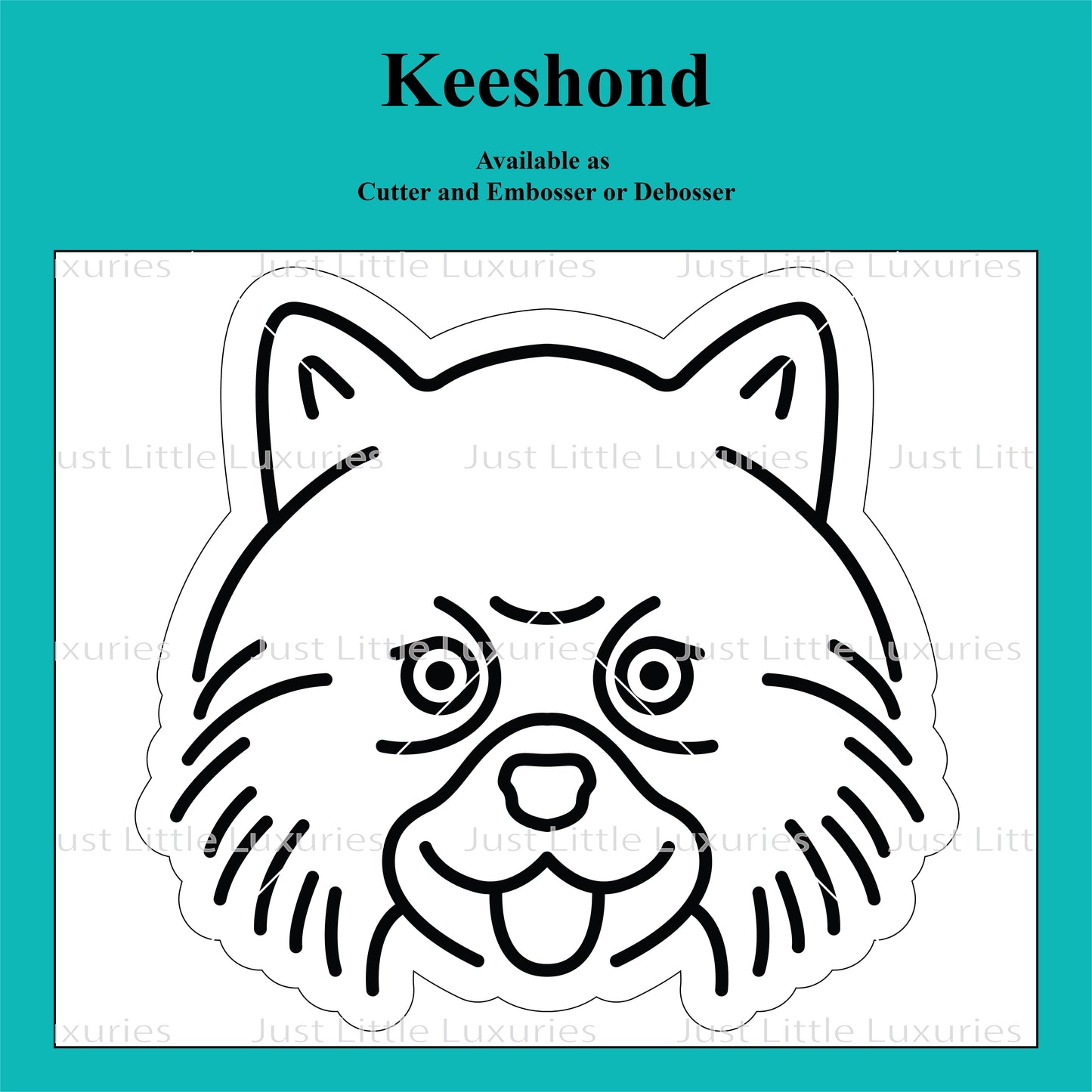 Keeshond Cookie Cutter