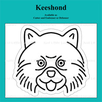 Keeshond Cookie Cutter