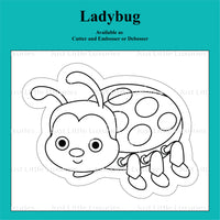 Ladybug Cookie cutter and embosser/debosser