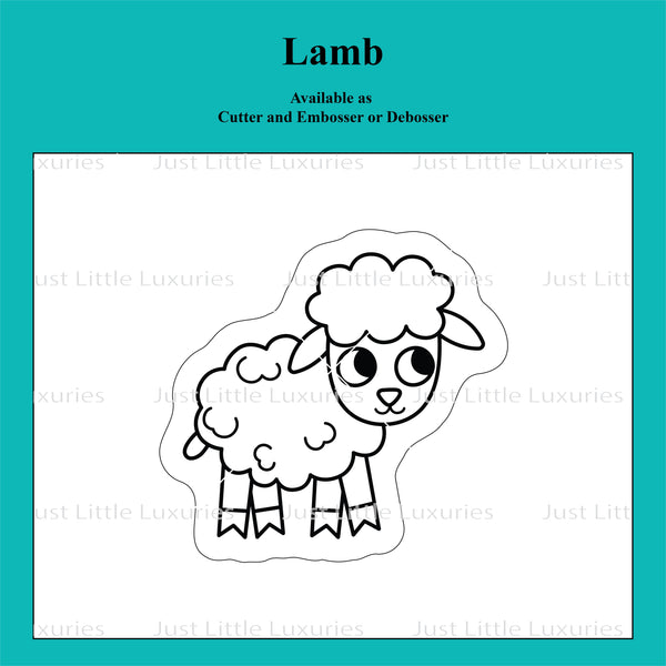 On the Farm -  Lamb Cookie Cutter