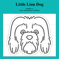 Little Lion Dog Cookie Cutter and Embosser