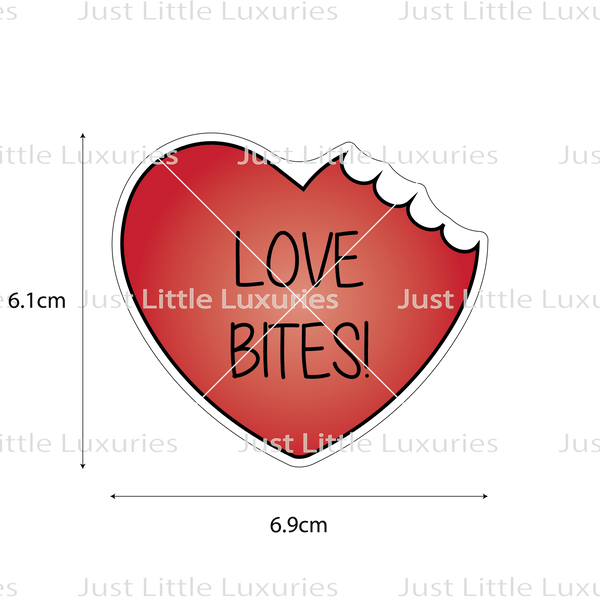 "Love Bites!" Cookie Cutter