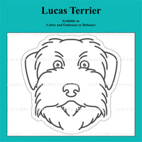 Lucas Terrier Cookie Cutter and Embosser